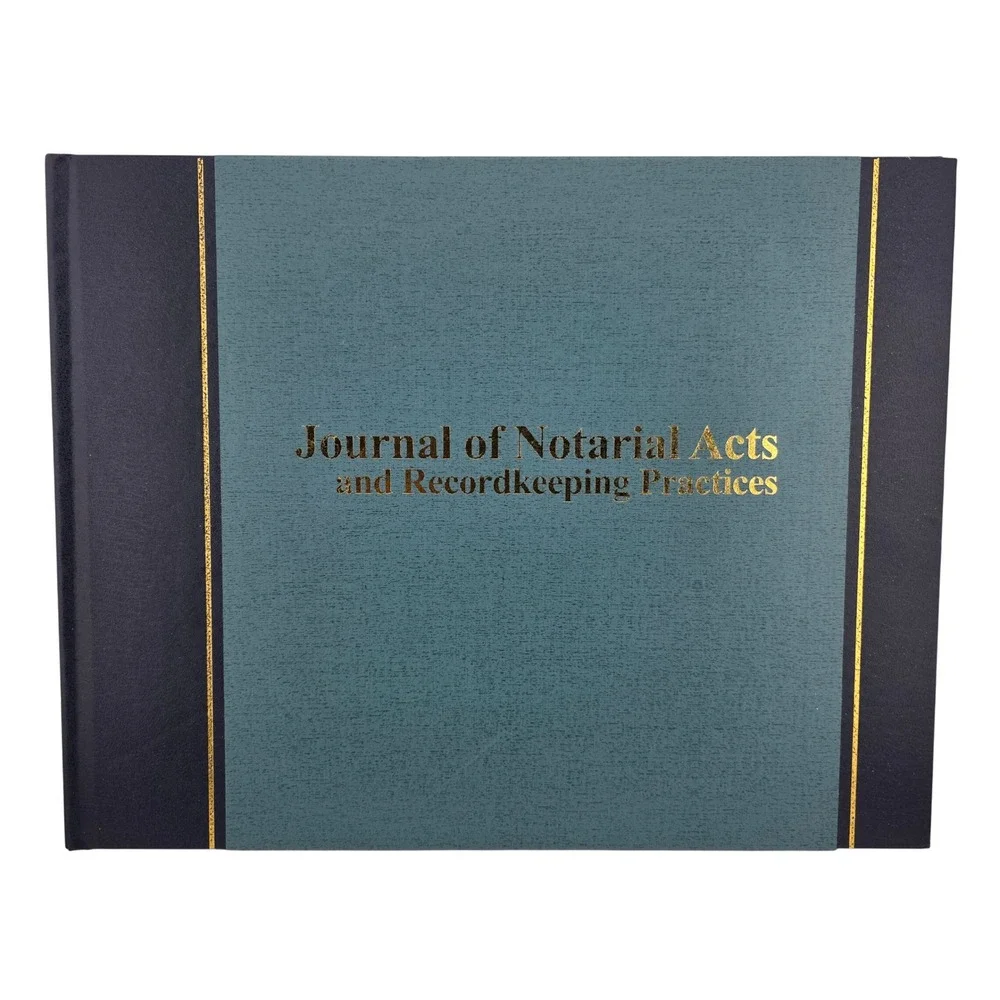 Wilson Jones Journal of Notarial‎ Acts Recordkeeping Hardcover Workbook New